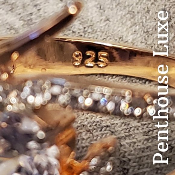 FINAL RESTOCK!! 14K Rose Gold Plated Zirconia Crystal Ring - Picture 4 of 5